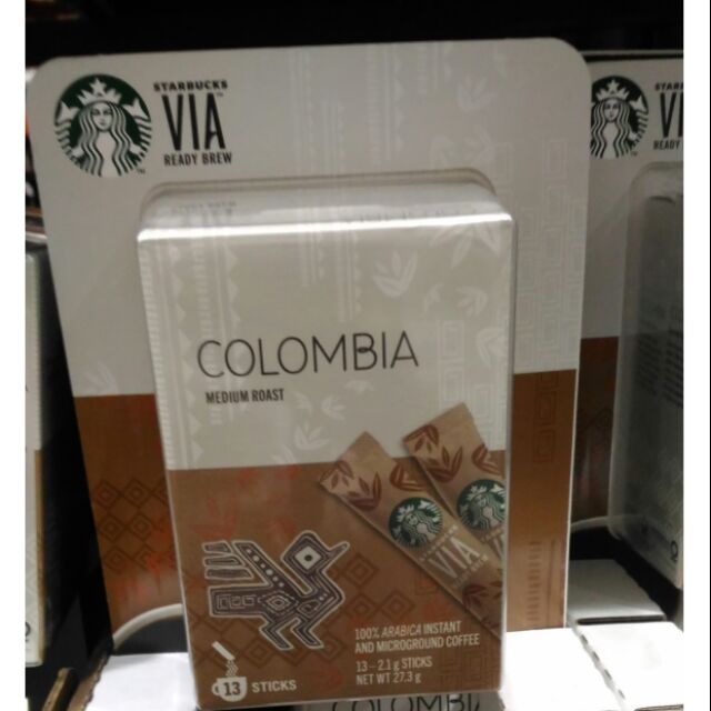 哥倫比亞即溶研磨咖啡 STARBUCKS VIA Colombia Instant Coffee星巴客派克市場