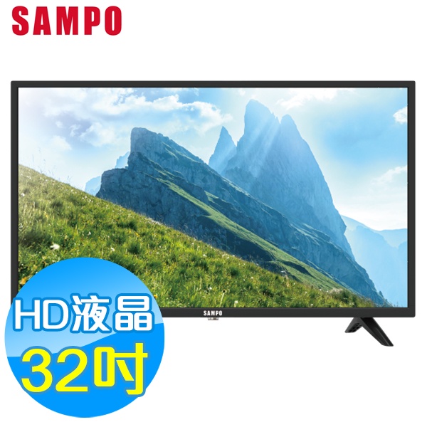 SAMPO聲寶 32吋 HD LED 低藍光 液晶顯示器 EM-32FB600