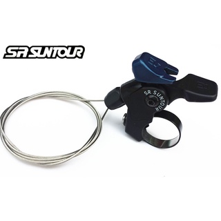 SR SUNTOUR自行車 機械式避震單車前叉 前叉線控器 兩段式 前叉變速器(鬆緊式)1只三拓線控器/線控鎖死開關前叉