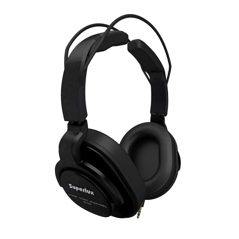 Superlux HD661 耳罩式耳機(黑白兩色) 公司貨 保固一年 SONY 7506 可參考 [唐尼樂器]