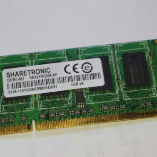 1G DDR II 筆電用 記憶體