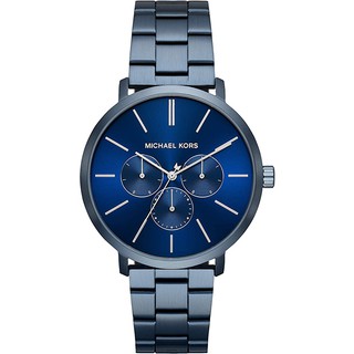 MICHAEL KORS】 Blake 不鏽鋼大框石英手錶 海軍藍 MK8704 42mm