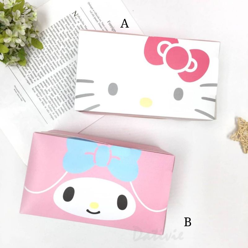 Hello Kitty/美樂蒂DIY口罩收納盒