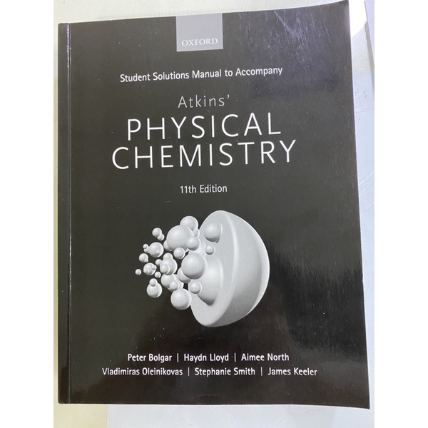 Atkins' Physical Chemistry (student solutions) ed11
