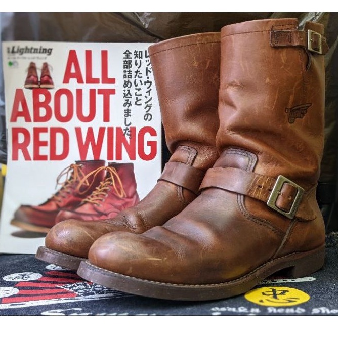 red wing 2972 工程師靴 瘋馬皮 1907 9111同款咖啡色 engineer boots