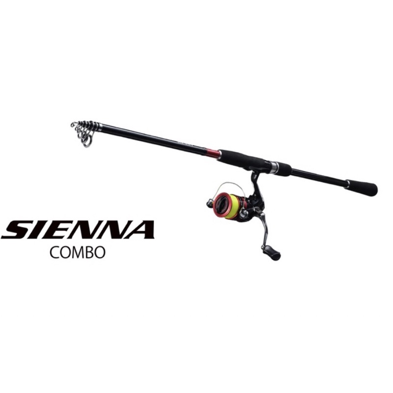 &lt;魚美人&gt; SHIMANO 22 SIENNA COMBO  竿+捲套組 旅行套組 偷跑竿 旅竿 翹班竿 新手入門套組