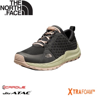 【The North Face 女 UltrATAC 輕量減震透氣登山健行鞋《黑粉》】32ZV/越野鞋/登山鞋/運動鞋