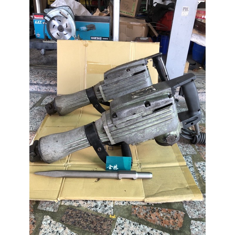 全勝工具 Hitachi 日立工機h65 電動鎚打石機日本製造附鑿尾 蝦皮購物