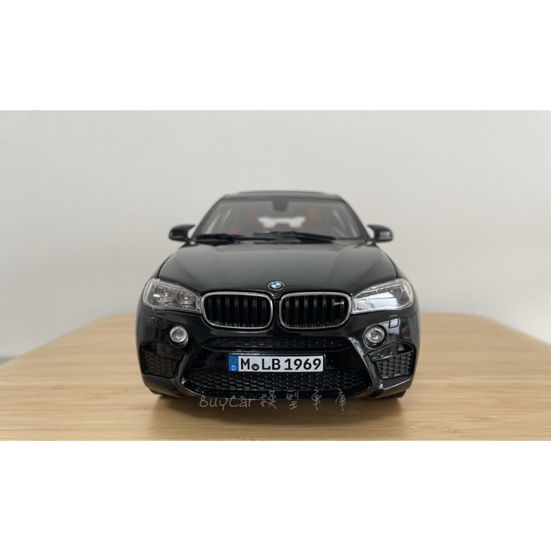 BuyCar模型車庫 1/18 1:18 BMW X6 M黑色 模型車