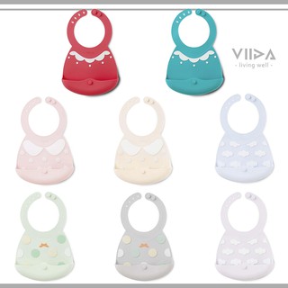 臺灣 VIIDA Joy 便攜式矽膠圍兜 療癒系