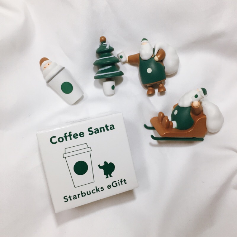 日本 星巴克 公仔 Starbucks coffee santa 聖誕老人 雪橇