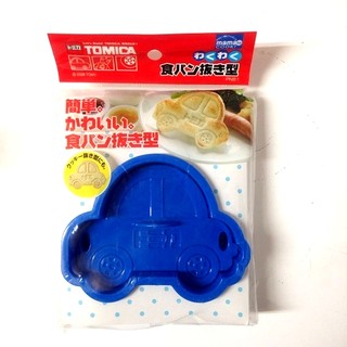 日本 skater TOMICA 汽車造型 吐司壓模 餅乾壓模 模具 -藍色 單入 (PNB1) (1662)