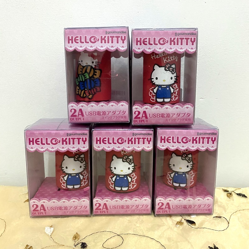 三麗鷗 hello kitty KT 2A usb充電頭 iphone usb充電插頭