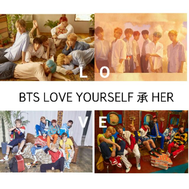 Bts Love Yourself 承her海報 蝦皮購物