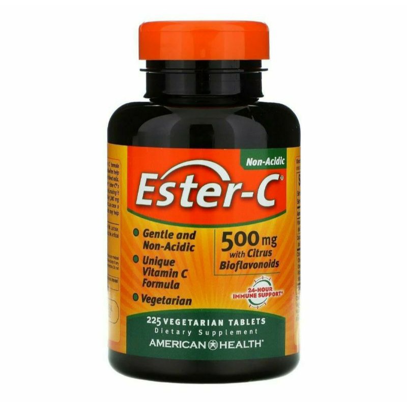【預購】American Health Ester-C酯化C柑橘類生物類黃酮500mg 225素食片/240顆膠囊