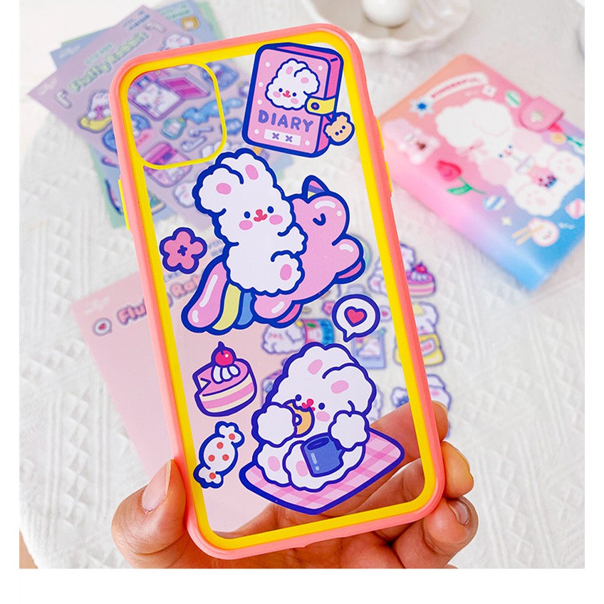 小物店komono[現貨]韓國可愛手機電腦小兔裝飾貼紙兔兔裝飾貼紙可愛行李箱裝飾貼紙-特價$25