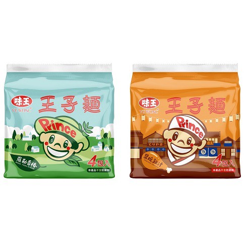 味王 王子麵 (羅勒香椿/醬燒雞汁) 4包入 現貨 蝦皮直送