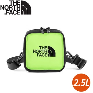 【The North Face 2.5L Explore Bardu II 斜揹包《綠/桃紅拼色》】3VWS/側揹包