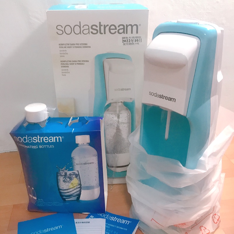 sodastream氣泡水機✨經典海洋微風 二手 含未使用寶特瓶一入❤️
