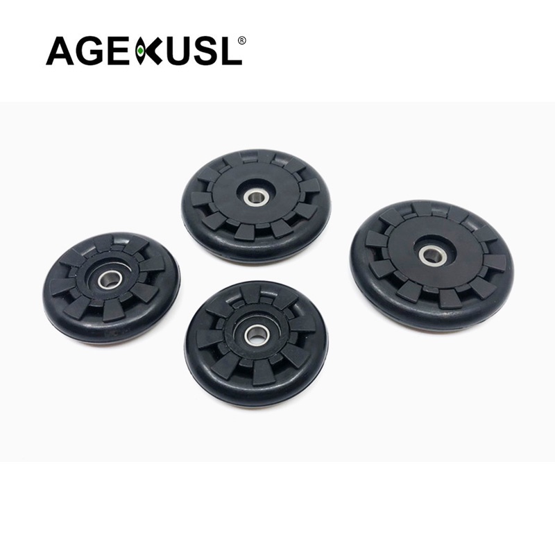 AGEKUSL 自行車易行輪滾輪 1 對 58/46mm 適用於小布 Pikes 3 Sixty United折疊自行車
