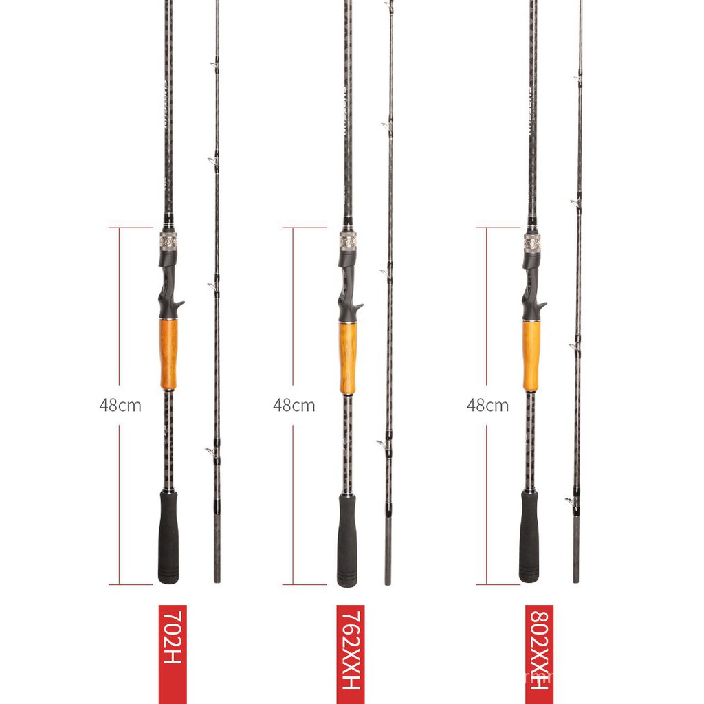 【廠家直銷】【廠家直銷】獵魔人碳素XXH超硬雷強竿槍柄水滴輪路亞竿套裝打黑船釣漁桿魚竿【釣魚竿】【多功能伸縮梯】
