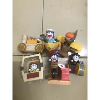 7-11 哆啦A夢 小叮噹 交通大發明 公仔 擺飾 6入