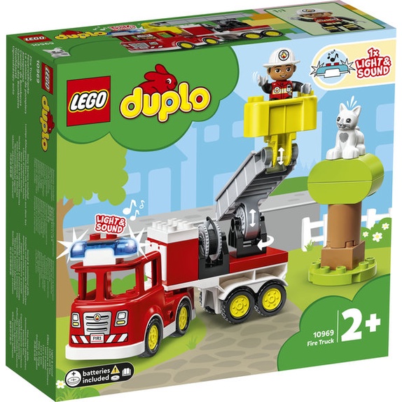 ||一直玩|| LEGO 10969 Duplo Fire Truck 得寶