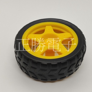【正勝電子】橡膠輪胎 智慧車配件 車輪 輪胎 TT減速馬達輪胎 ARDUINO機器人尋跡
