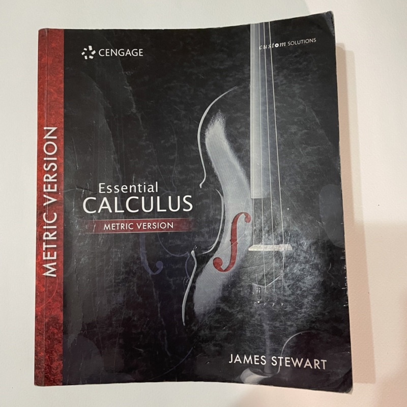 二手原文書 Cengage Essential Calculus Metric version