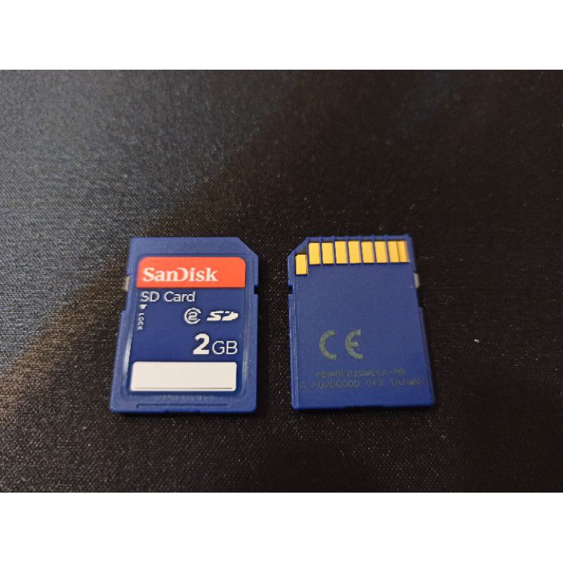 SanDisk SD記憶卡 2G 一次買7張490元