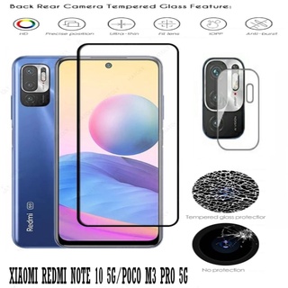XIAOMI LAYAR 2 合 1 鋼化玻璃螢幕套裝適用於小米 Redmi Note 10 5G 和防刮相機鏡頭