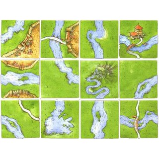 【派派桌遊】卡卡頌的河流擴充1 Carcassonne: River I