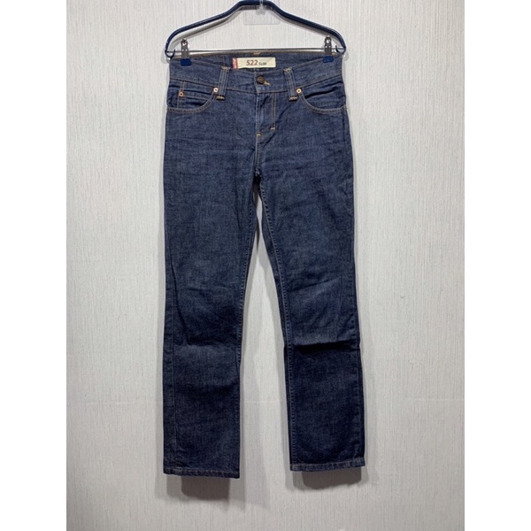 Levis二手牛仔褲👖522 W29 L32 522-1501 菲律賓製