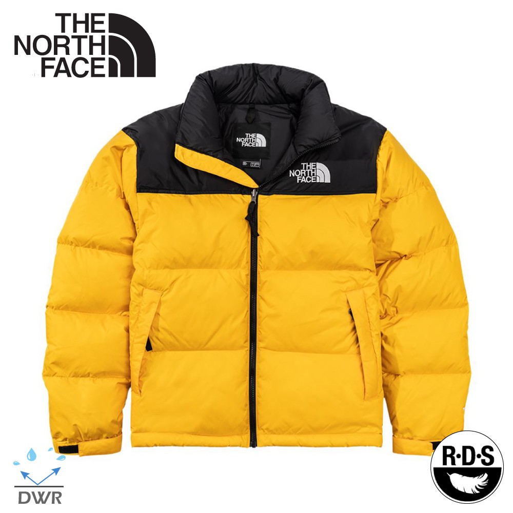 The North Face 男700FP 防潑水羽絨保暖外套《黃/黑》】3C8D/保暖外套/防潑水/休閒/悠遊山水| 蝦皮購物