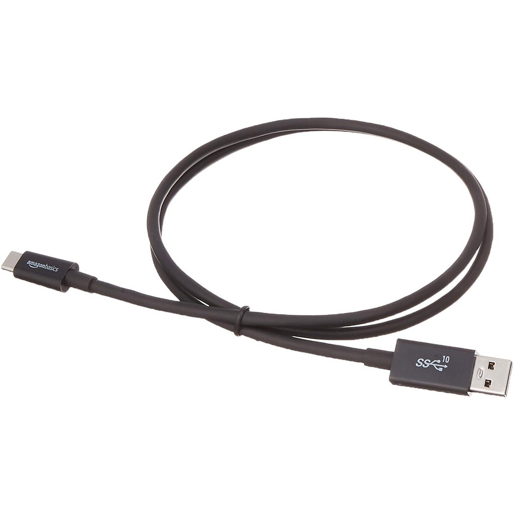 Noir 0,9 m Basics Câble USB Type-C vers USB-A mâle 2e génération 
