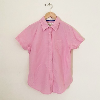 net 粉色襯衫 粉色短袖 短袖襯衫