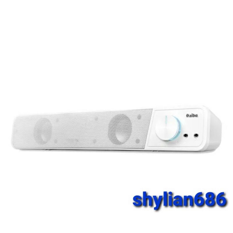 鈞嵐 aibo LY-EN LA108 USB單件式 多媒體環繞喇叭-白色