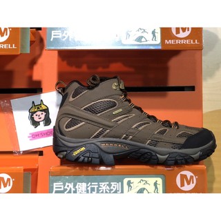 OH SHOES MERRELL MOAB 2 MID GORE-TEX 防水登山健行鞋 男 黃金大底J06063