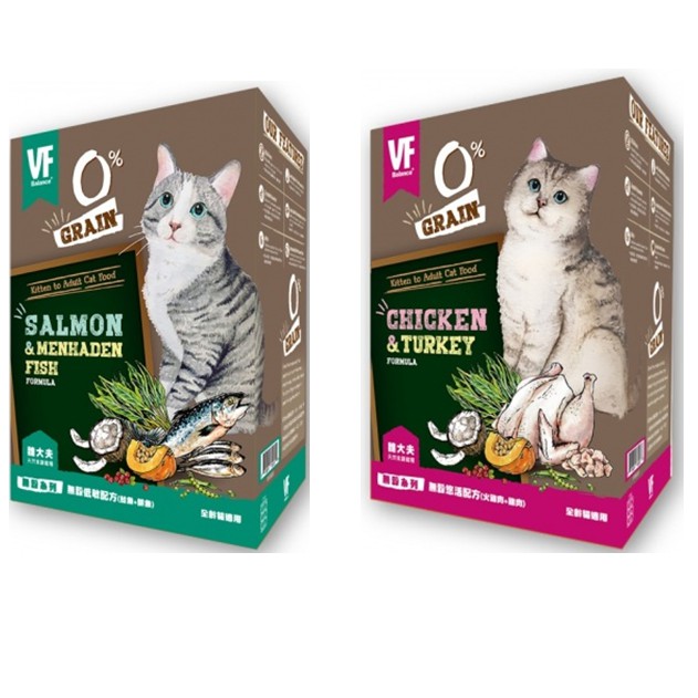 VF 魏大夫 無穀低敏 挑嘴貓配方 雞肉+糙米  鮭魚+鯡魚  全齡階段貓 專用 貓飼料1.5KG 6KG