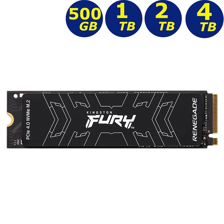 Kingston 金士頓 FURY Renegade 2TB  4TB PCIe 4.0  SSD  內接固態硬碟