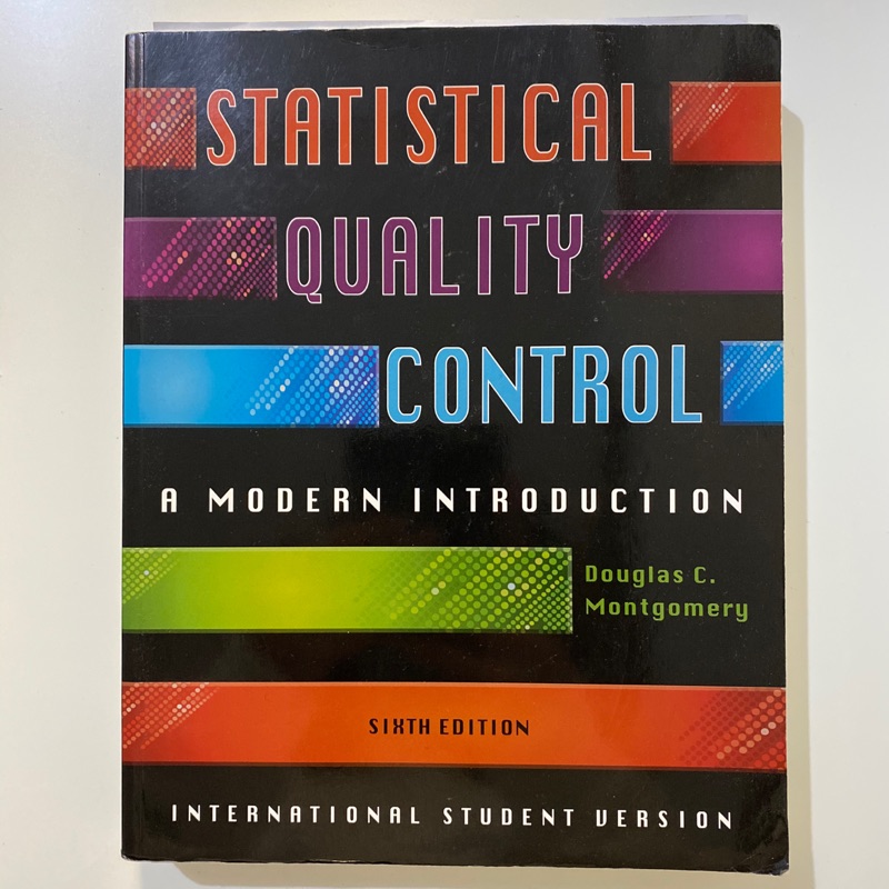 二手、大學用書／品質管制／Statistical Quality Control. 6 edition