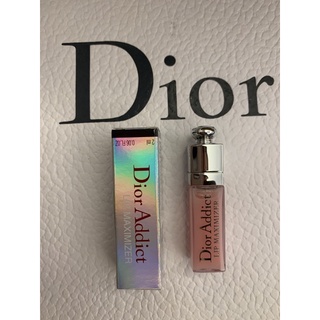 Dior 迪奧 豐漾俏唇蜜 #001 2ml(精巧版) 盒裝 2021年11月