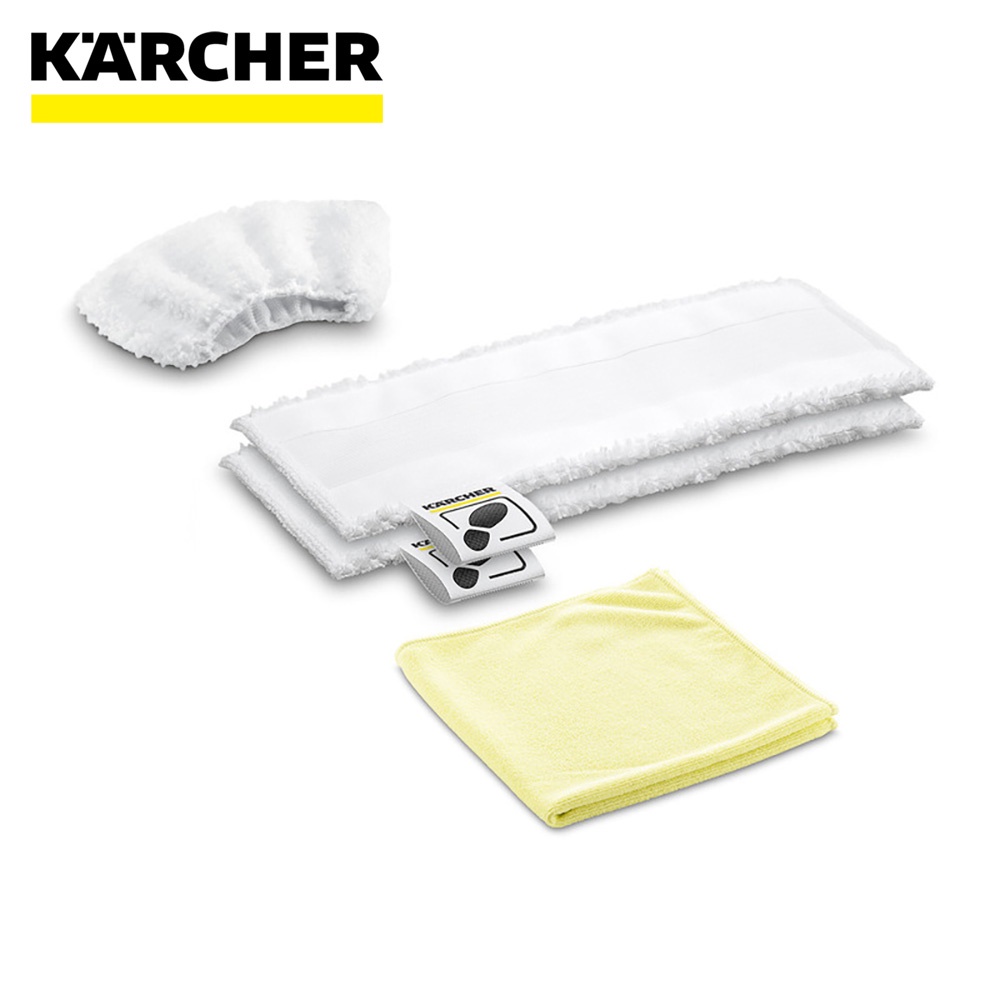 【KARCHER 德國凱馳】SC配件 廚房蒸氣超細纖維布巾組 適用於SC系列機子 K28632650