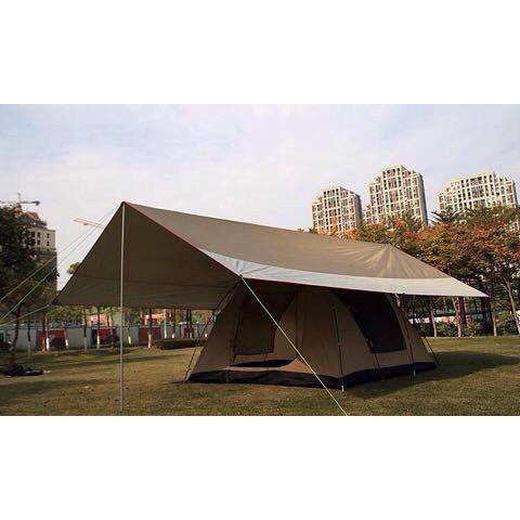 5m*6m 超大 5米6 天幕 多功能防水布+銀膠 野外遮陽 露營擋雨 配件齊全