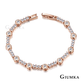 GIUMKA白k飾品-女士手鏈幸福環繞手鍊MH04049 精鍍玫瑰金/正白K 單個價格