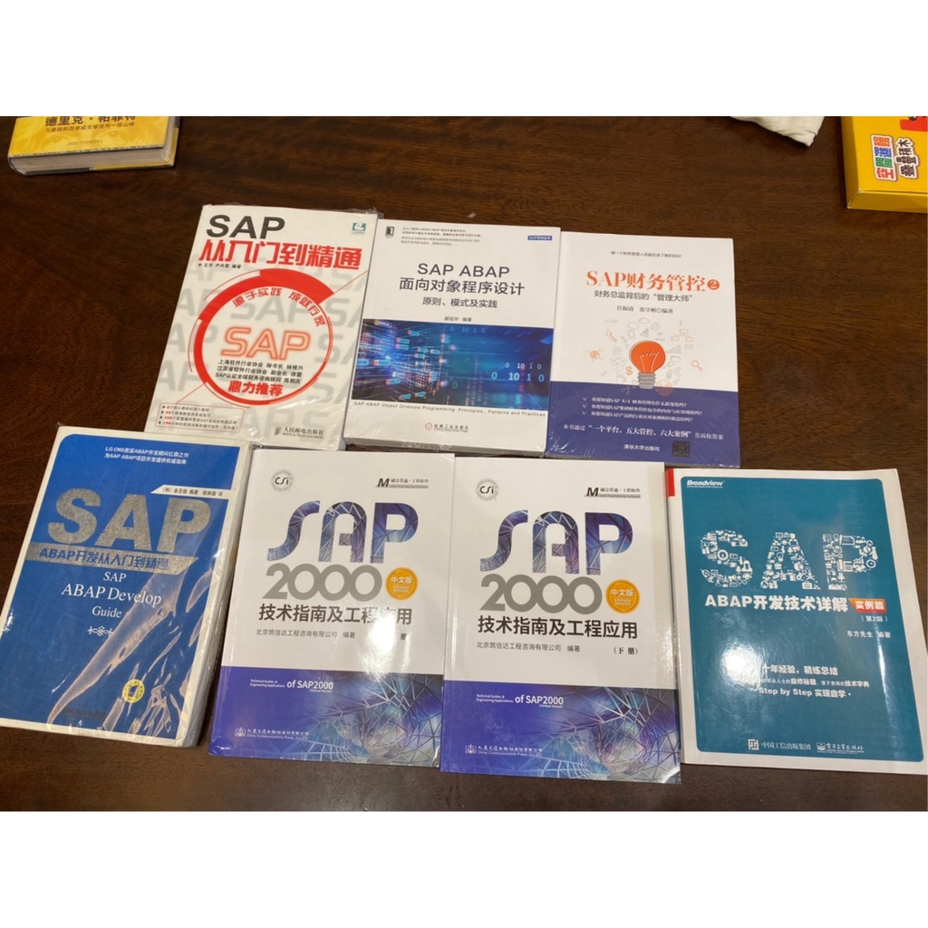 簡體 SAP從入門到精通/ABAP面相對像程序設計/SAP財務管控2/SAP2000中文版技術指南及工程應用