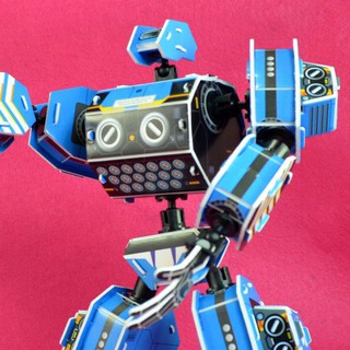 Microrobot 3D立體拼圖立體模型 GSV-001 機器人裝甲獸 射手座(關節可動) 佳廷模型 M54242
