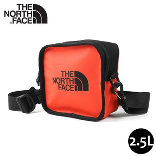 【The North Face Explore Bardu II 斜背包《橘紅》】3VWS/輕巧方形休閒單肩背/悠遊山水
