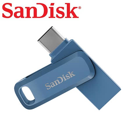 【Sandisk】 128GB UltraGo TypeC 藍 雙用隨身碟