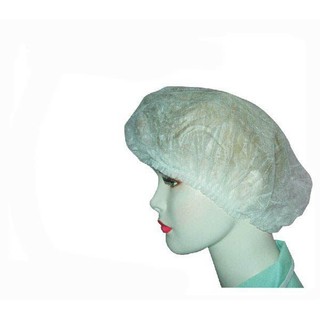 萊亞生活館 【藍色、白色 拋棄式頭套】21吋 大尺吋 拋棄式頭罩-不織布-100頂/入 月子中心 民宿 可用